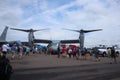 Lakeland, Florida - APRIL 5, 2019: Sun n Fun Airshow. Aviation training institute. Sun Ã¢â¬Ën fun expo campus. Visitors arriving at